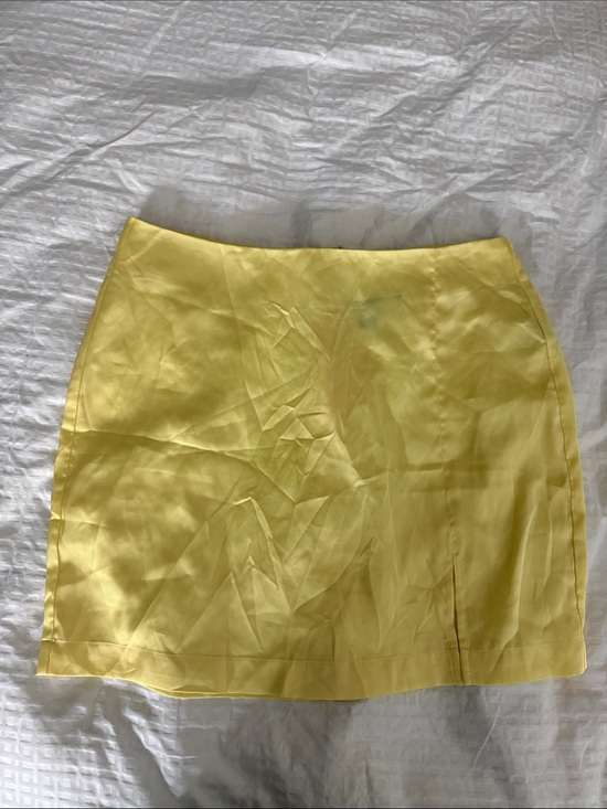 Dresses & Skirts - Yellow Women's Mini Skirt